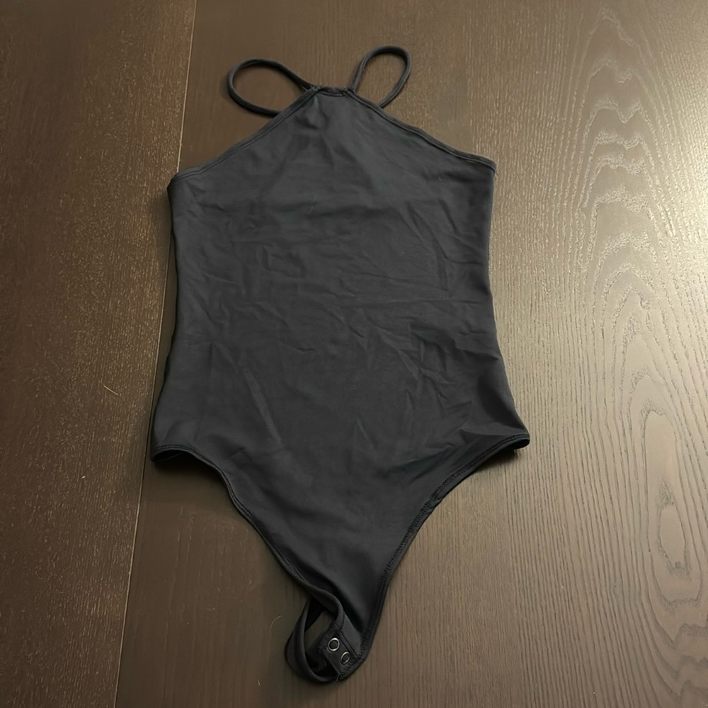 Abercrombie & Fitch black high neck body suit